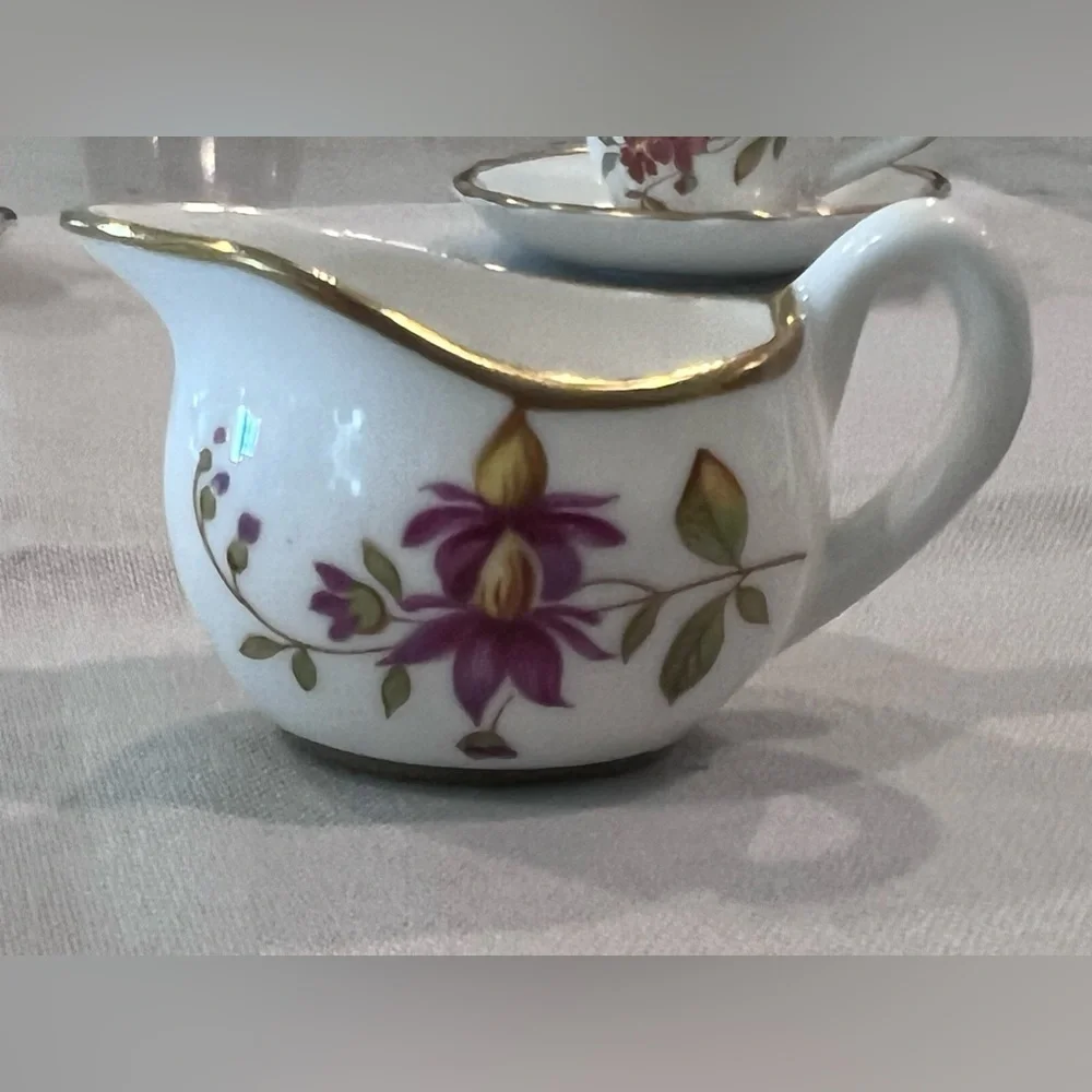 Hammersley Miniature tea set. Oakley miniature cup and saucer